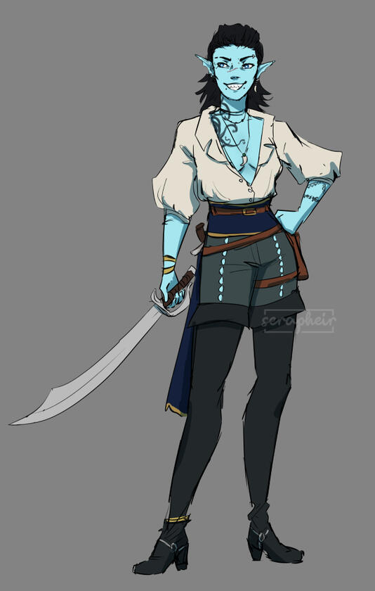 Sharky - D&D Character Design