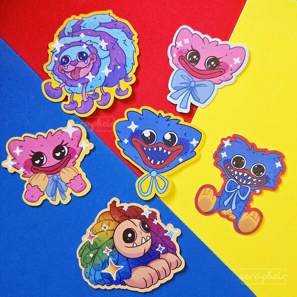 Poppy Playtime Stickers